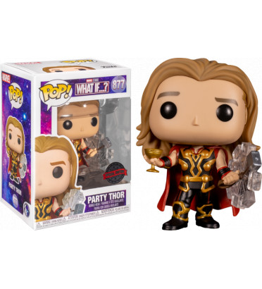 PARTY THOR / MARVEL WHAT IF / FIGURINE FUNKO POP / EXCLUSIVE SPECIAL EDITION