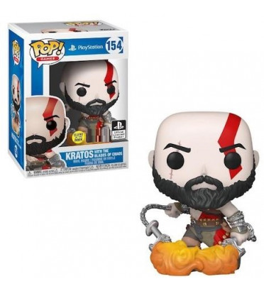 KRATOS WITH BLADES OF CHAOS / GOD OF WAR / FIGURINE FUNKO POP / EXCLUSIVE SPECIAL EDITION