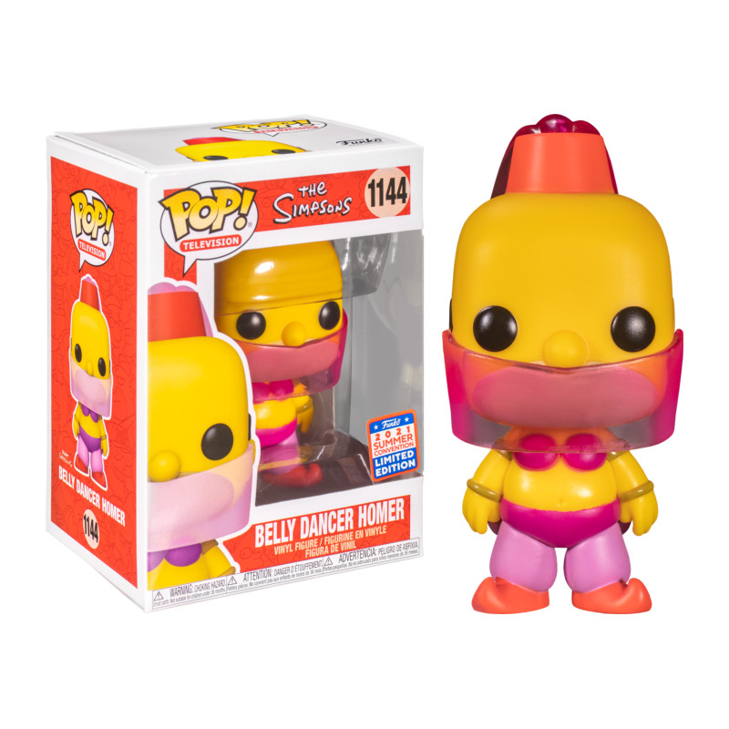 BELLY DANCER HOMER / THE SIMPSONS / FIGURINE FUNKO POP / EXCLUSIVE SDCC 2021