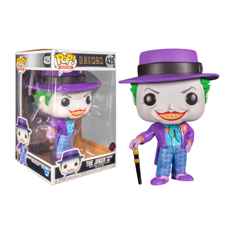 Figurine The Joker Pop! Pin's Géant avec Stand 10 cm DC Comics