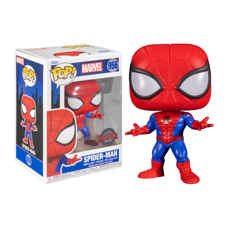 Figurine Spider-Man / The Animated Series Spider-man / Funko Pop Marvel 956  / Exclusive Special Edition