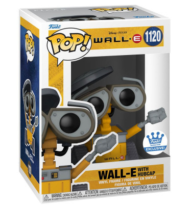 WALL-E WITH HUBCAP / WALL-E / FIGURINE FUNKO POP / EXCLUSIVE FUNKO SHOP