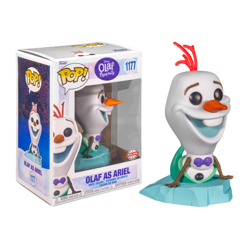 Figurine Olaf As Ariel / La Reine Des Neiges / Funko Pop Disney