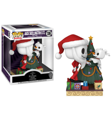 Figurine Pop L'étrange Noël de M. Jack [Disney] #458 pas cher : Jack  Skellington avec Sally - Movie Moments