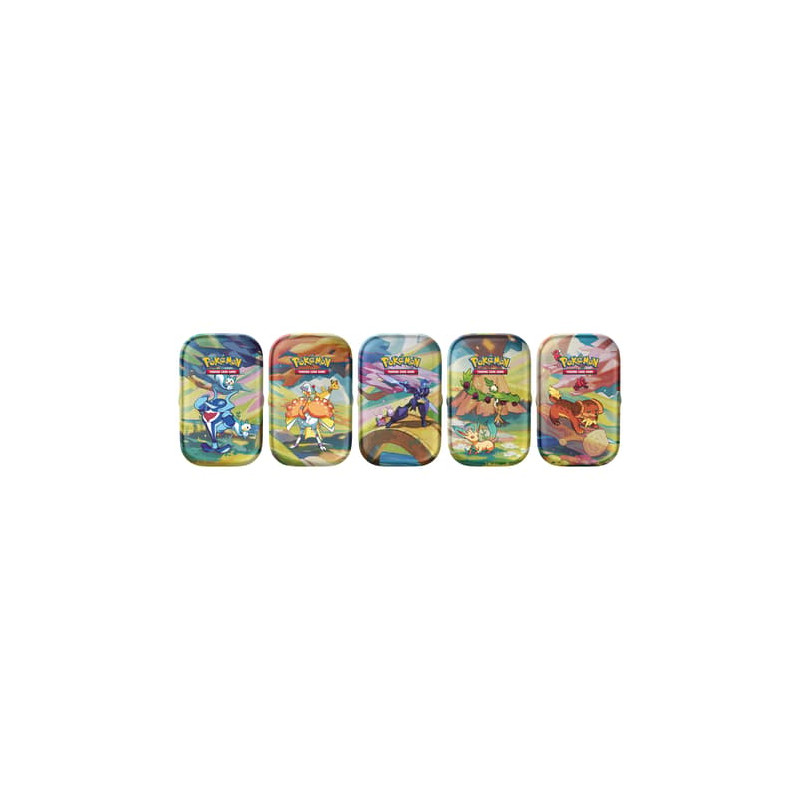 DISPLAY DE 10 MINI TIN MAGNIFIQUE PALDEA / CARTE POKEMON VF