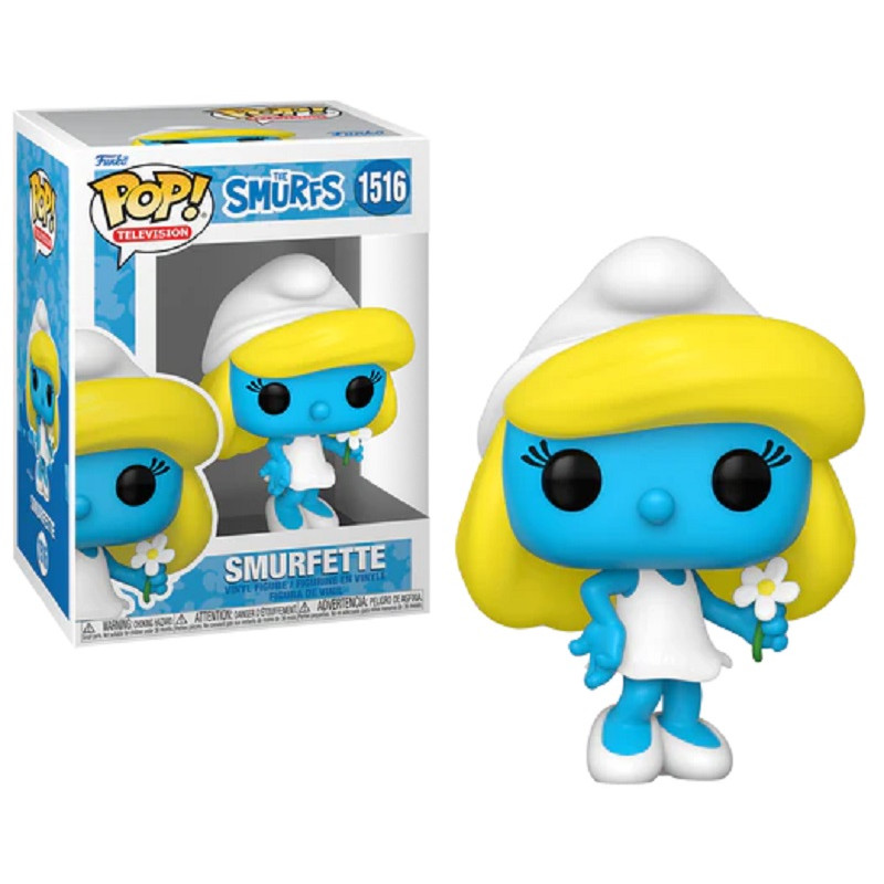 SCHTROUMPFETTE AVEC FLEUR / LES SCHTROUMPFS / FIGURINE FUNKO POP