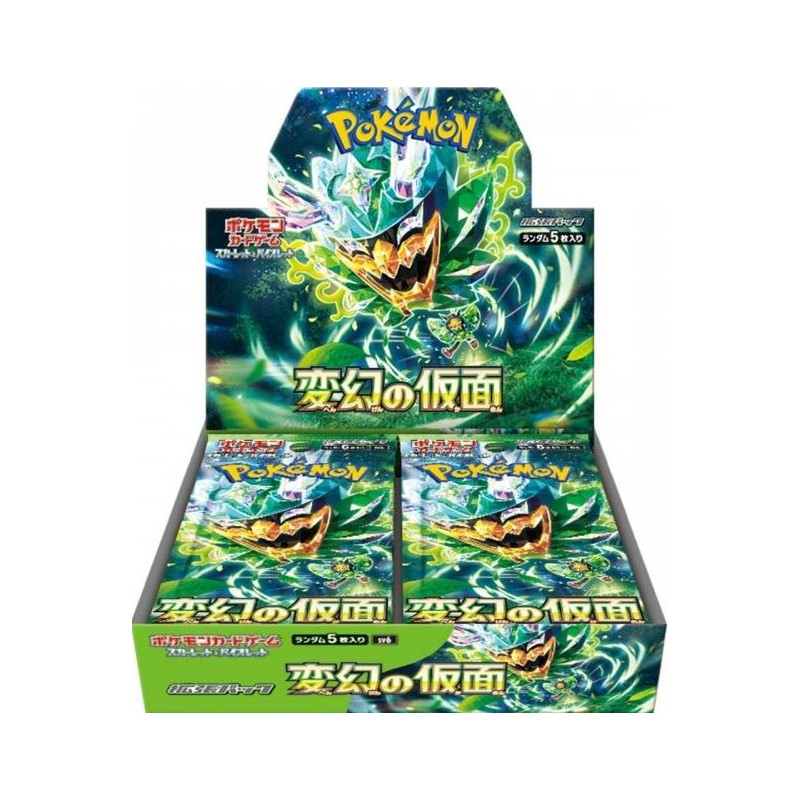 DISPLAY DE 30 BOOSTERS POKEMON SV6 MASK OF CHANGE / CARTE JAPONAISE