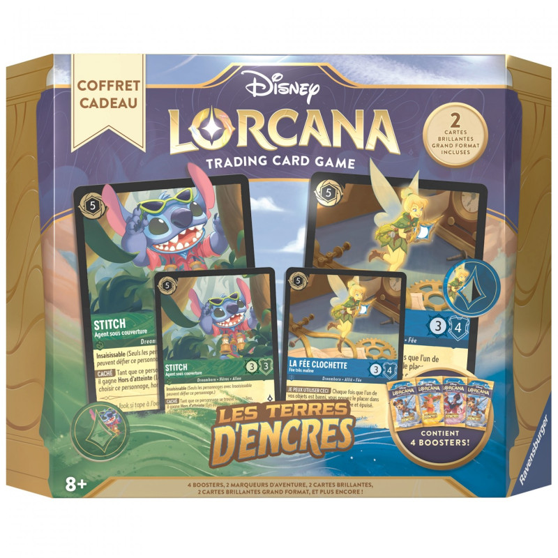 COFFRET CADEAU LORCANA LES TERRES DENCRES / CARTE VF