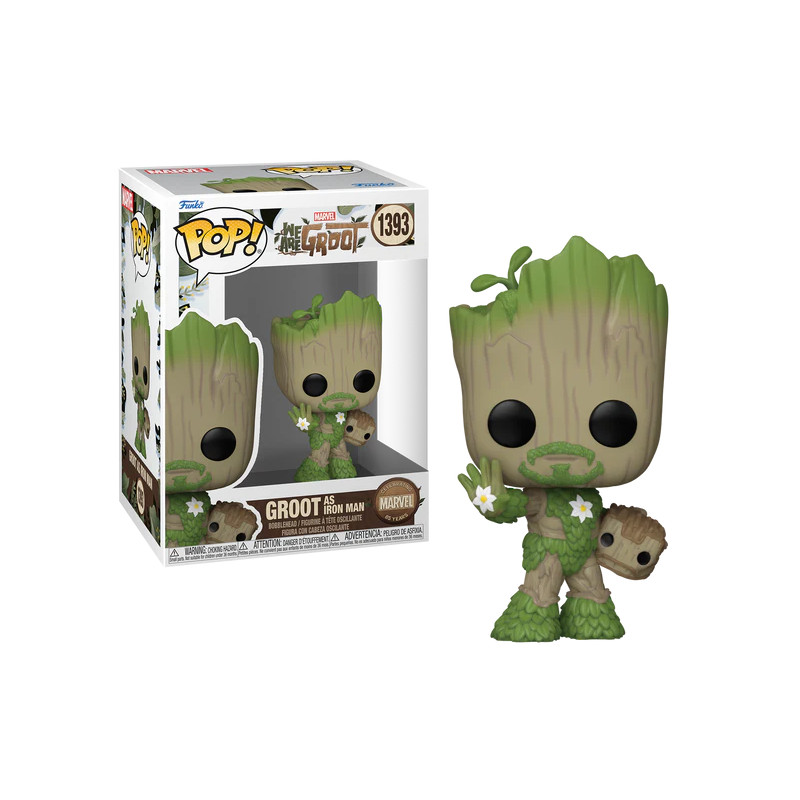 GROOT AS IRON MAN / WE ARE GROOT / FIGURINE FUNKO POP