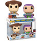 2 PACK WOODY AND BUZZ LIGHTYEAR / TOY STORY / FIGURINE FUNKO POP / EXCLUSIVE C2E2