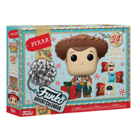 CALENDRIER DE L'AVENT 2024 PIXAR / FIGURINE FUNKO POP