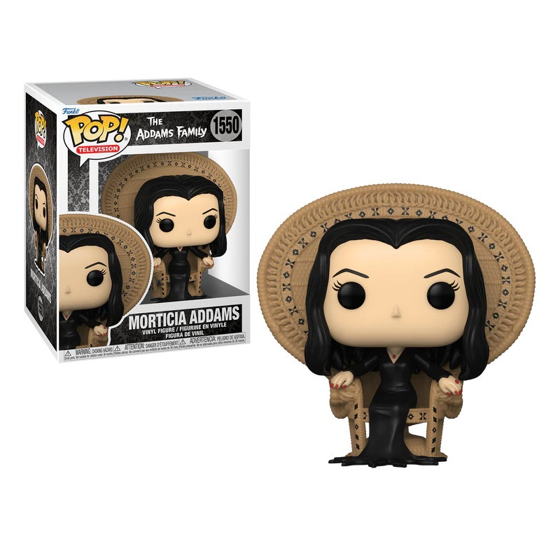 MORTICIA ADDAMS SUR CHAISE / LA FAMILLE ADDAMS / FIGURINE FUNKO POP