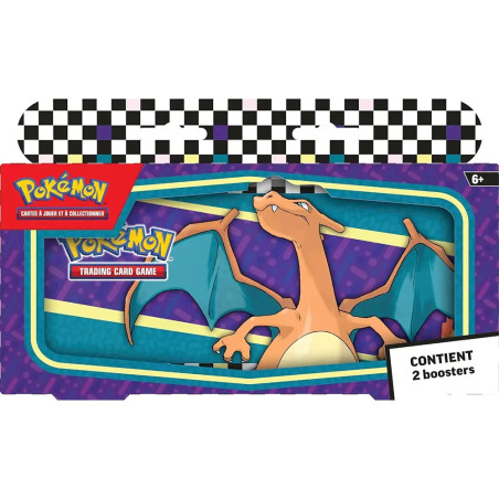 PACK DE 2 BOOSTERS AVEC PLUMIER DRACAUFEU / CARTE POKEMON VF