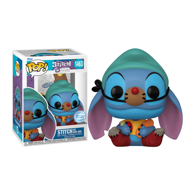 STITCH AS GUS-GUS / LILO ET STITCH / FIGURINE FUNKO POP / EXCLUSIVE SPECIAL EDITION