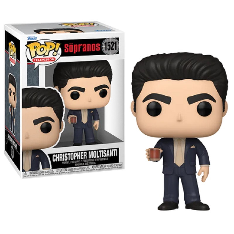 CHRISTOPHER MOLTISANTI WITH DRINK / THE SOPRANOS / FIGURINE FUNKO POP