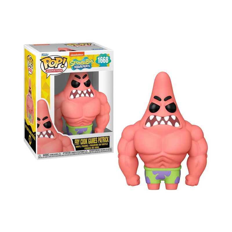 PATRICK AVEC MUSCLES / BOB LEPONGE / FIGURINE FUNKO POP