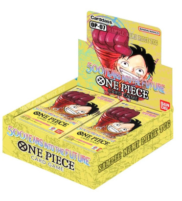 DISPLAY DE 24 BOOSTERS ONE PIECE 500 YEARS INTO THE FUTURE OP-07 / CARTE ANGLAISE