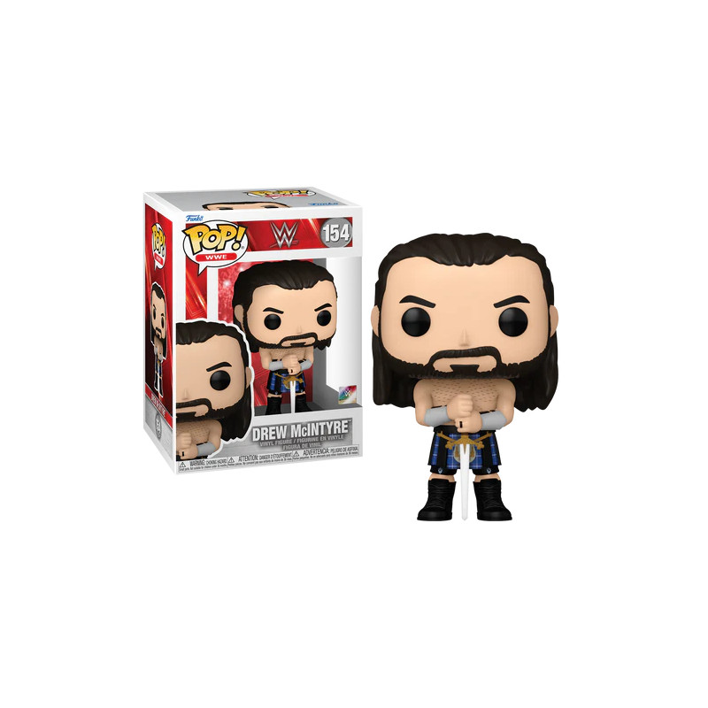 DREW MCINTYRE WITH SWORD / WWE / FIGURINE FUNKO POP