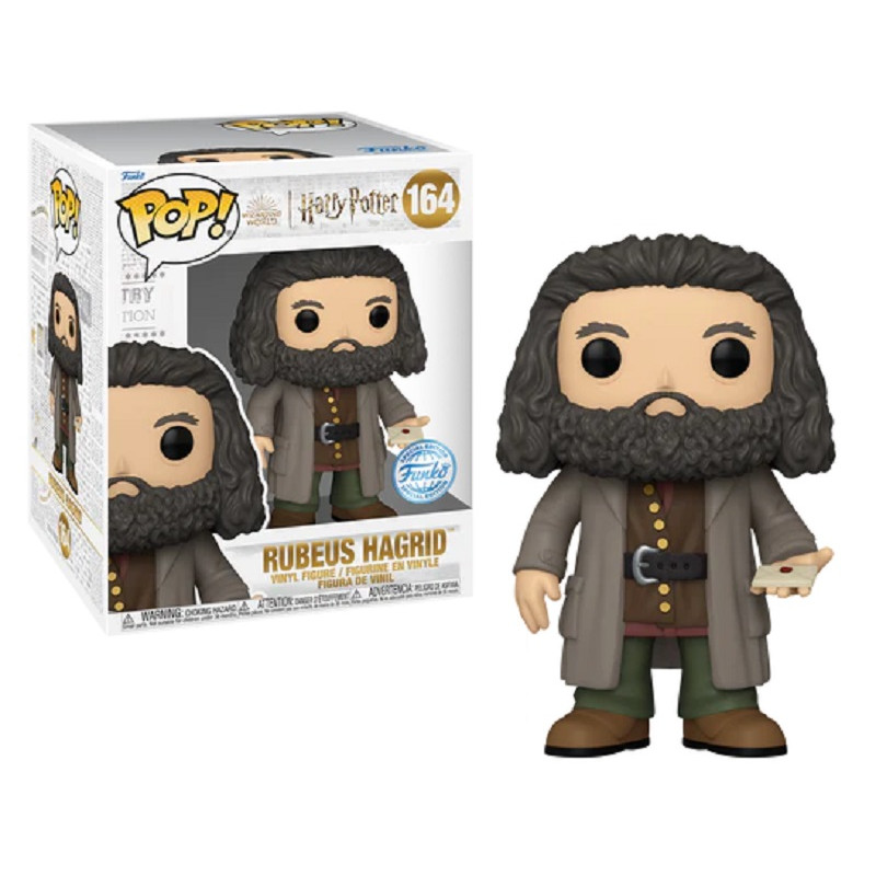 HAGRID AVEC LETTRE OVERSIZED / HARRY POTTER / FIGURINE FUNKO POP / EXCLUSIVE SPECIAL EDITION