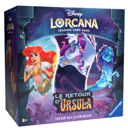 COFFRET LORCANA TRESOR DES ILLUMINEURS LE RETOUR D'URSULA / CARTE VF