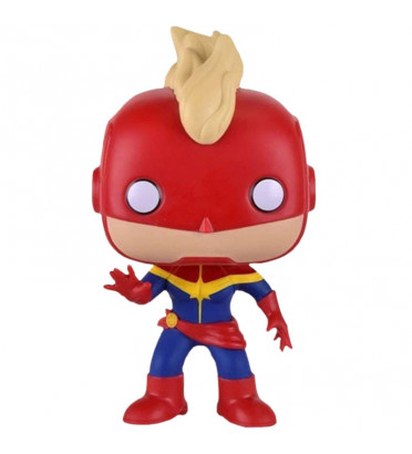 Figurine Funko Pop Marvel Captain Marvel Pop 1 avec ou sans masque Modèle  aléatoire - Figurine de collection