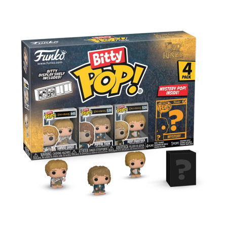 4 PACK SAMWISE / LE SEIGNEUR DES ANNEAUX / FUNKO BITTY POP