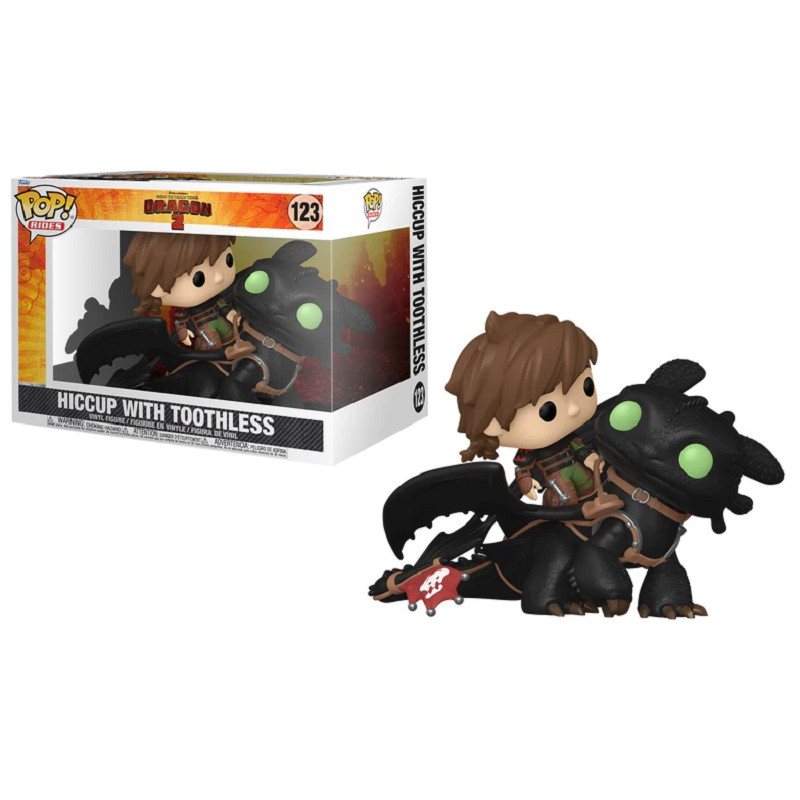 HICCUP WITH TOOTHLESS / DRAGON 2 / FIGURINE FUNKO POP