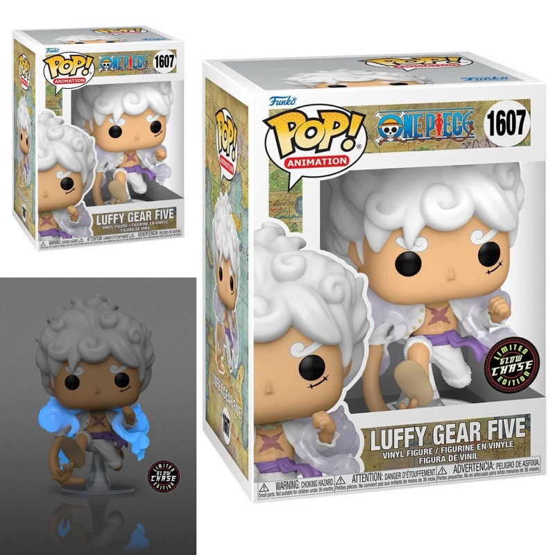 PACK LUFFY GEAR FIVE + CHASE / ONE PIECE / FIGURINE FUNKO POP