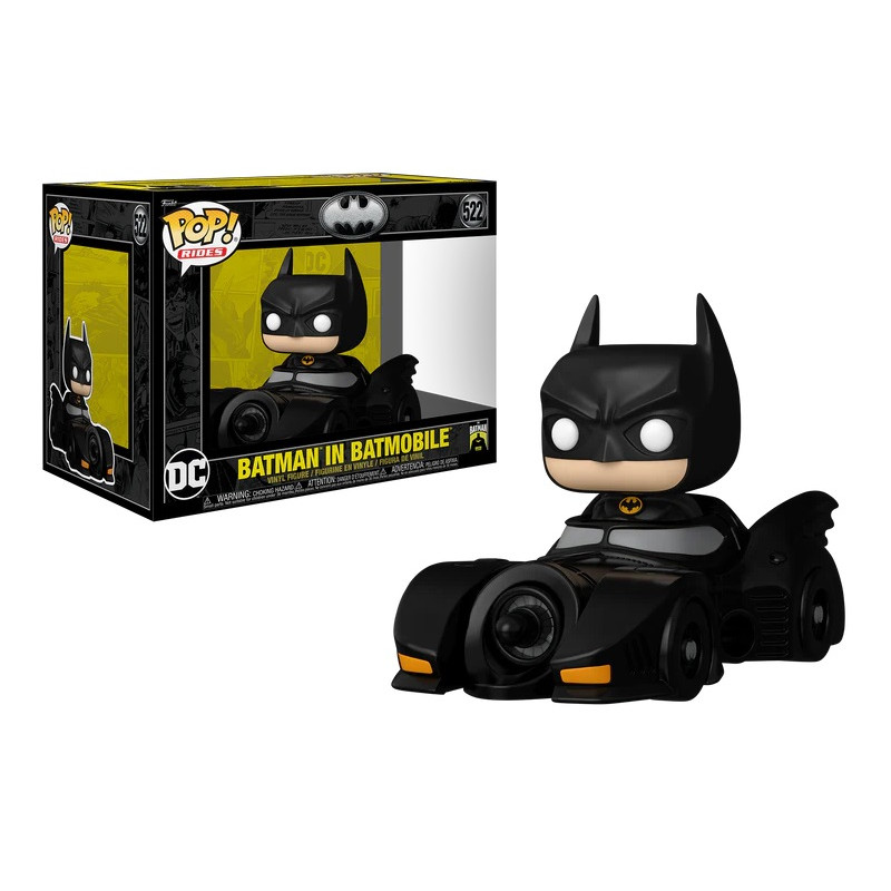 BATMAN AVEC BATMOBILE / BATMAN 85TH / FIGURINE FUNKO POP