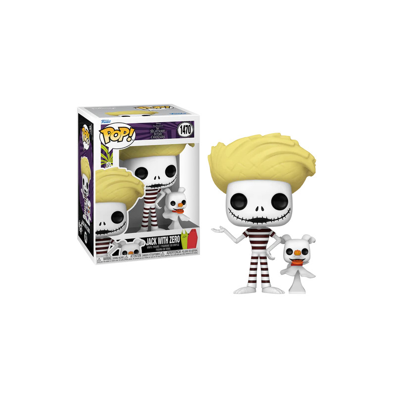 JACK WITH ZERO PLAGE / LETRANGE NOEL DE MR JACK / FIGURINE FUNKO POP