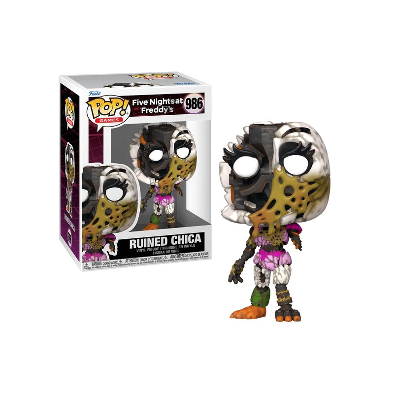 RUINED CHICA / FIVE NIGHTS AT FREDDYS / FIGURINE FUNKO POP