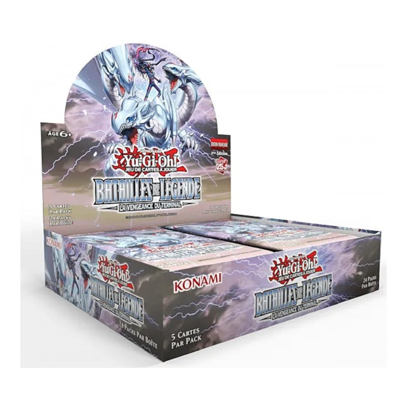 DISPLAY DE 24 BOOSTERS BATAILLES LEGENDAIRE LA VENGEANCE DU TERMINAL / CARTE YU-GI-OH VF