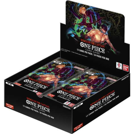 DISPLAY DE 24 BOOSTERS ONE PIECE WINGS OF THE CAPTAIN OP-06 / CARTE ANGLAISE