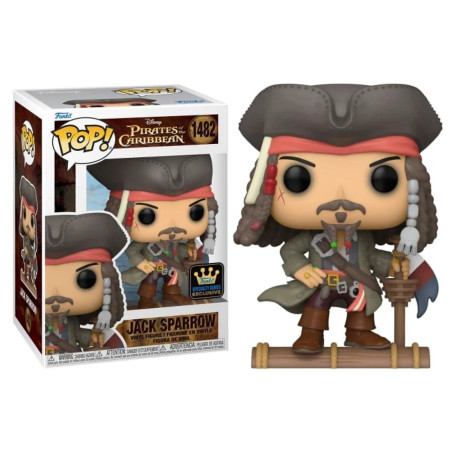 JACK SPARROW OPENING / PIRATES DES CARAIBES / FIGURINE FUNKO POP / EXCLUSIVE SPECIALTY SERIES