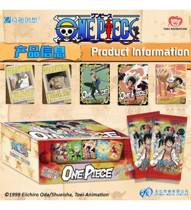 DISPLAY DE 18 BOOSTERS ONE PIECE CAKE ISLAND / CARTE ANGLAISE ET CHINOISE