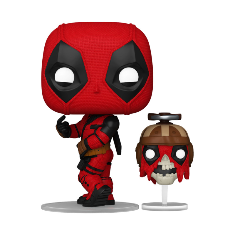 DEADPOOL WITH HEADPOOL / DEADPOOL AND WOLVERINE / FIGURINE FUNKO POP