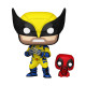 WOLVERINE WITH BABYPOOL / DEADPOOL AND WOLVERINE / FIGURINE FUNKO POP