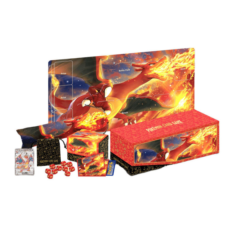 COFFRET COLLECTOR CHARIZARD / CARTE POKEMON CHINOISE