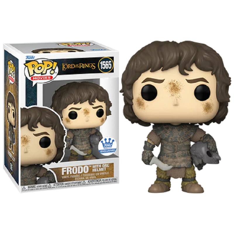 FRODO WITH ORC HELMET / LE SEIGNEUR DES ANNEAUX / FIGURINE FUNKO POP / EXCLUSIVE FUNKO SHOP