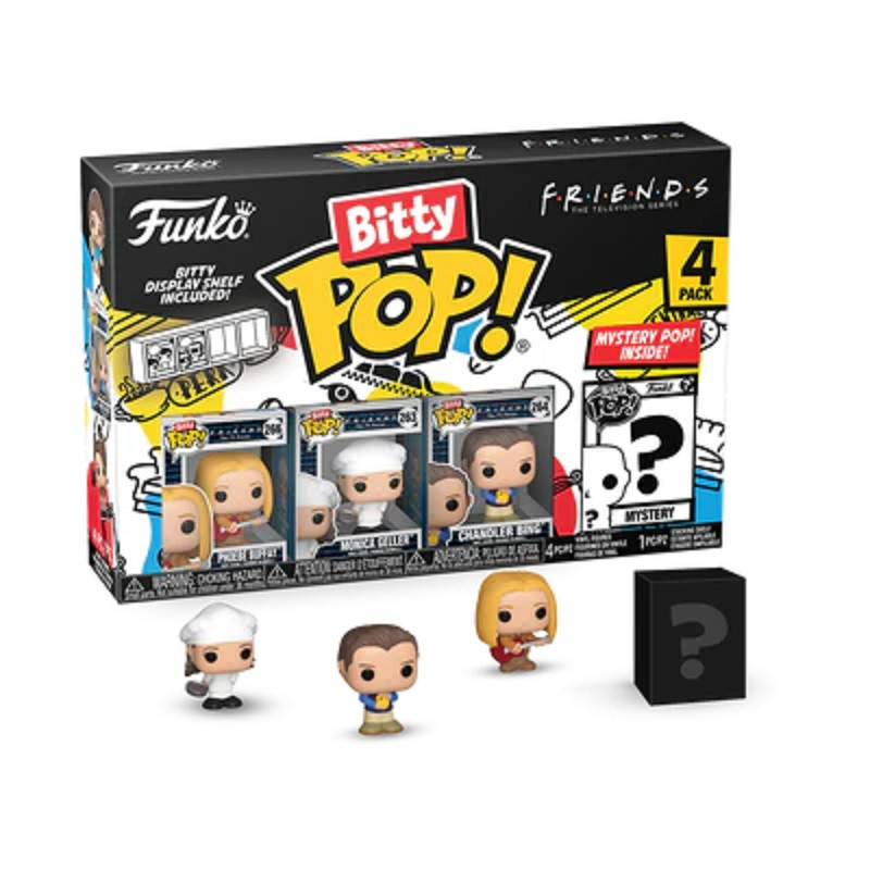 4 PACK PHOEBE / FRIENDS / FUNKO BITTY POP