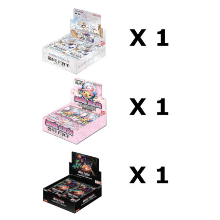 BUNDLE ONE PIECE 1OP05/06/EB01 / CARTE ANGLAISE