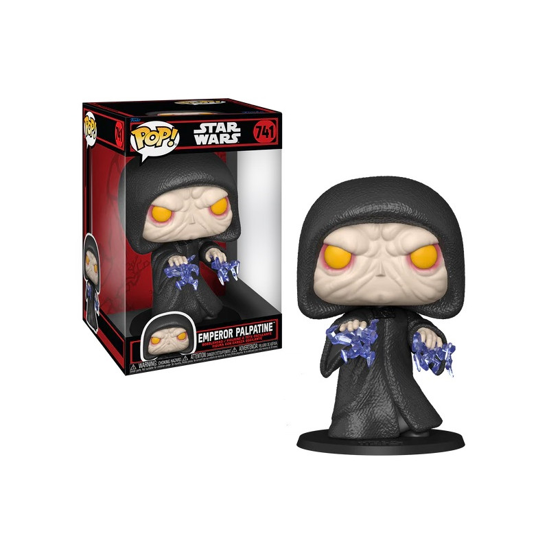 EMPEROR PALPATINE SUPER OVERSIZED / STAR WARS DARKSIDE / FIGURINE FUNKO POP