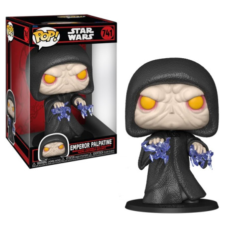 EMPEROR PALPATINE SUPER OVERSIZED / STAR WARS DARKSIDE / FIGURINE FUNKO POP