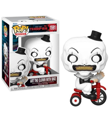 ART THE CLOWN WITH BIKE / TERRIFIER / FIGURINE FUNKO POP