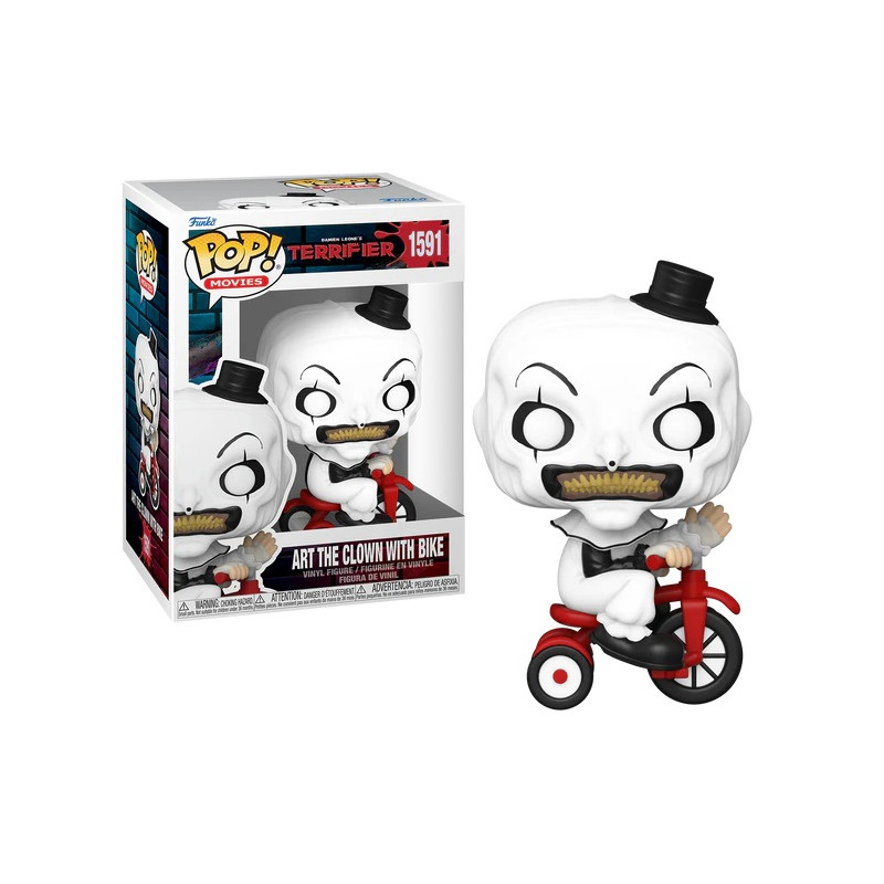 ART THE CLOWN WITH BIKE / TERRIFIER / FIGURINE FUNKO POP