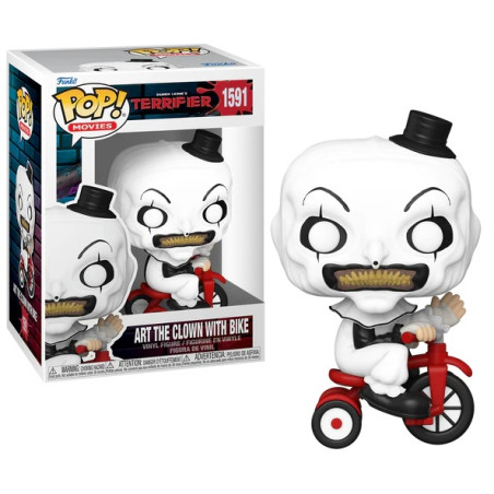 ART THE CLOWN WITH BIKE / TERRIFIER / FIGURINE FUNKO POP