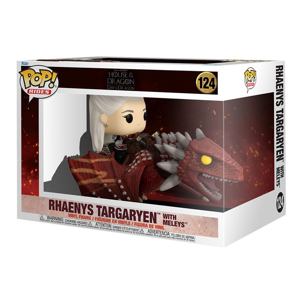 Figurine Rhaenys Targaryen With Meleys / Game Of Throne House of The Dragon  / Funko Pop TV 124