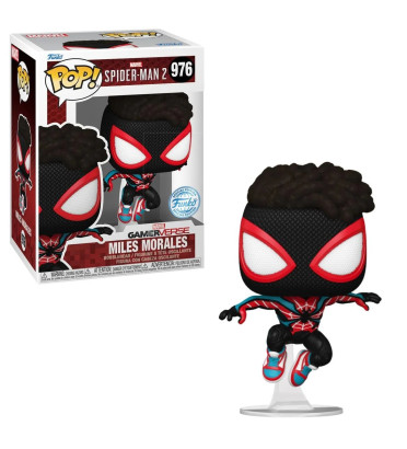 MILES MORALES EVOLVED SUIT / SPIDER-MAN 2 / FIGURINE FUNKO POP / EXCLUSIVE SPECIAL EDITION