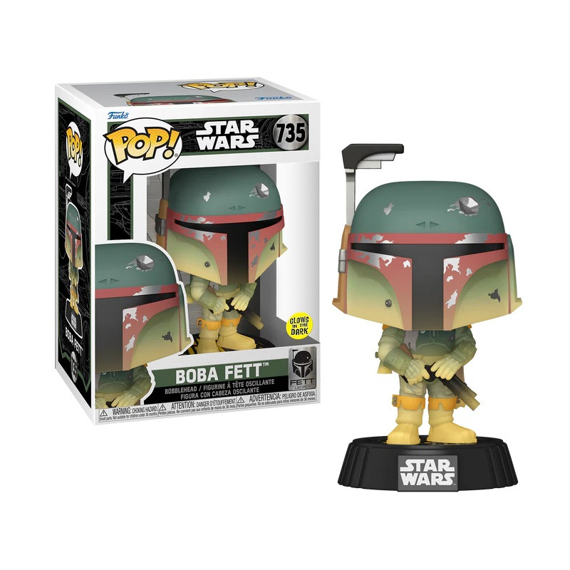 BOBA FETT / STAR WARS FETT LEGACY / FIGURINE FUNKO POP / GITD