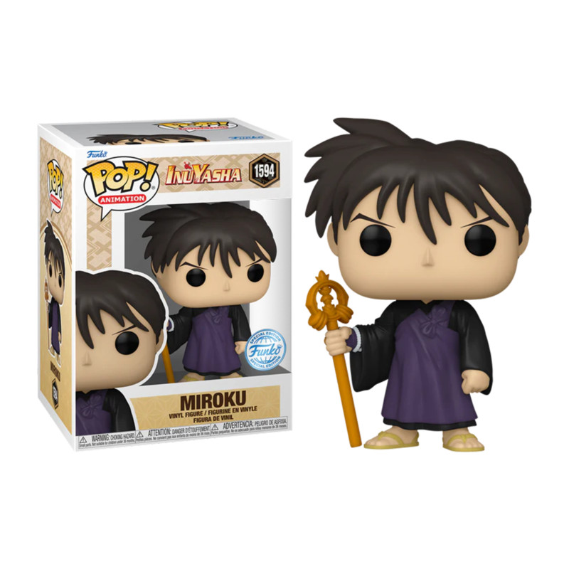 MIROKU / INUYASHA / FIGURINE FUNKO POP / EXCLUSIVE SPECIAL EDITION